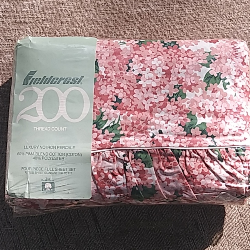 Fieldcrest Charleston Garden 4 piece Full sheets